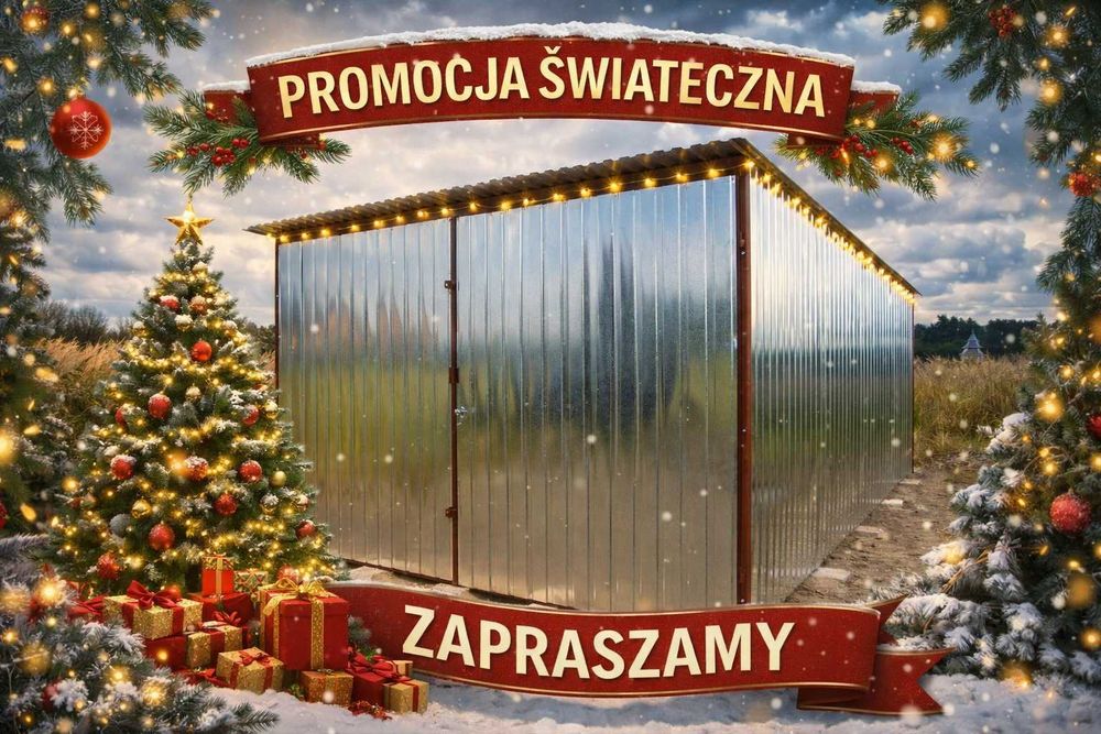 Garaż blaszany 3x5 Blaszak na BUDOWĘ garaż GARAŻE blaszaki PROMOCJA