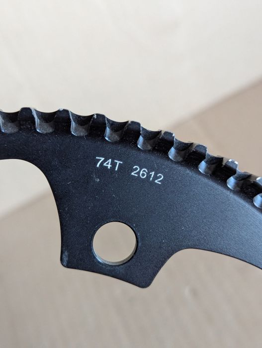 Gates Carbon Drive CDX Zebatka 74T \ Bcd 130mm CenterTrack - Czarny