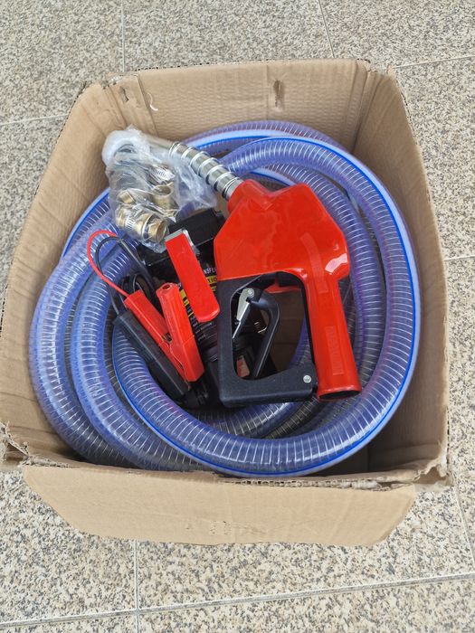 kit portátil de bomba elétrica de trasfega de diesel (12V).