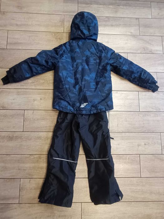 Strój narciarski kombinezon 2 częściowy komplet 122/128 idealny stan