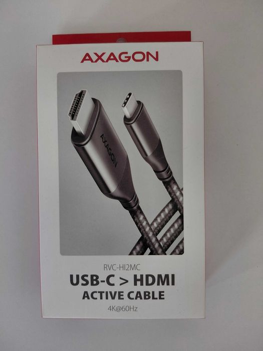 Axagon RVC-HI2MC, USB-C - HDMI 2.0a kabel 1.8m, 4K/60Hz HDR10