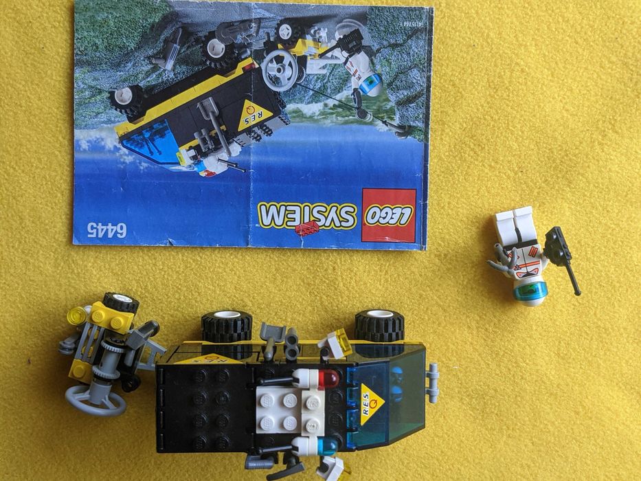 LEGO 6445 Emergency Res-Q Pojazd Ratunkowy 100% + instrukcja + CZĘŚĆI