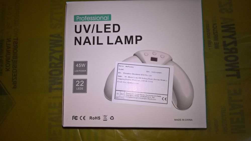Lampa do paznokci, UV/LED