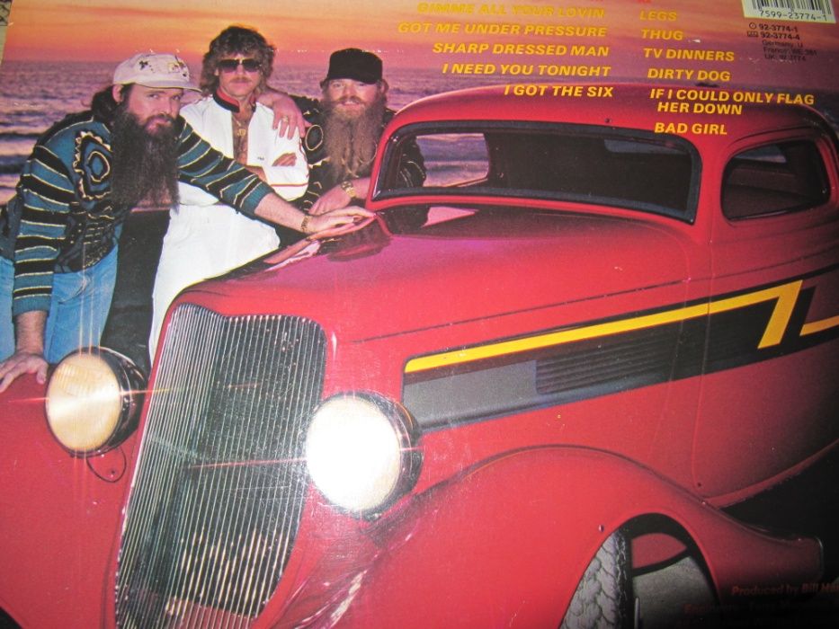 ZZ Top ‎– Eliminator - 1983 *ОРИГІНАЛ - Вініловий Альбом (NM)