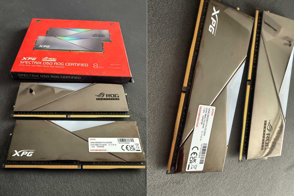 Corsair Vengeance RGB DDR4 3600 16gb(2x8) / Adata XPG Spectrix D50 DDR4 3600 16Gb(2x8)