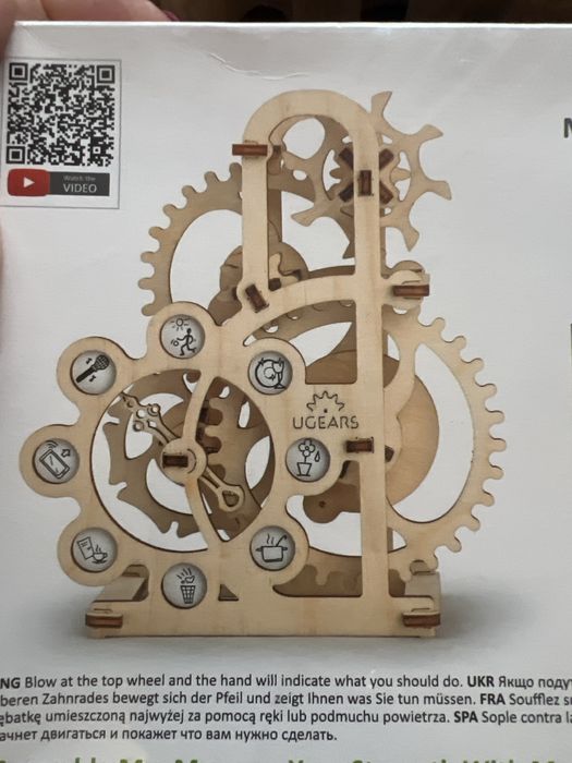 Механічний 3D пазл UGEARS Силомір+ подарунок