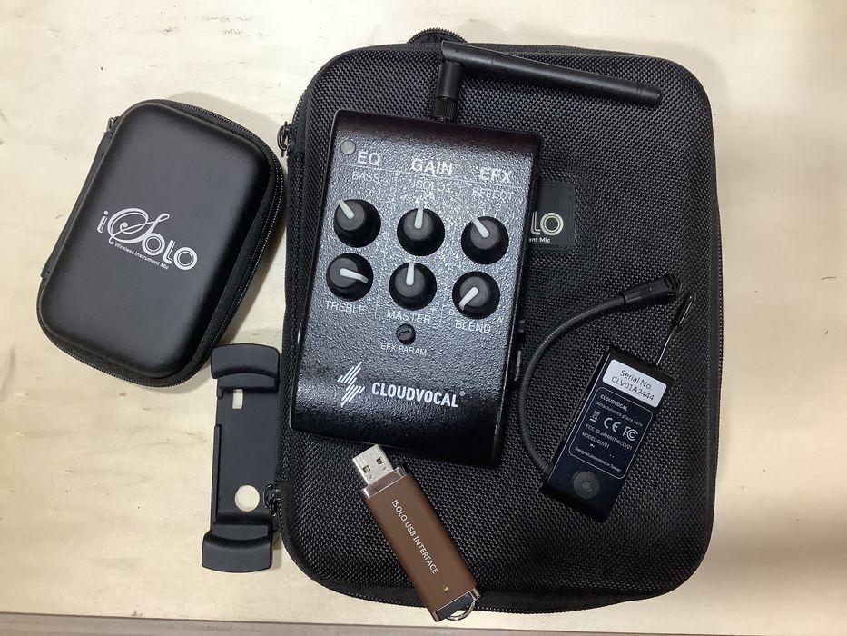 Sistema sem fio para guitarra acústica, Cloudvocal ISOLO GT-10