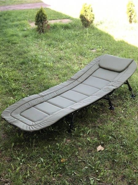 Раскладушка карповая кресло Novator Vario Bad 1 для рыбалки и отдыха