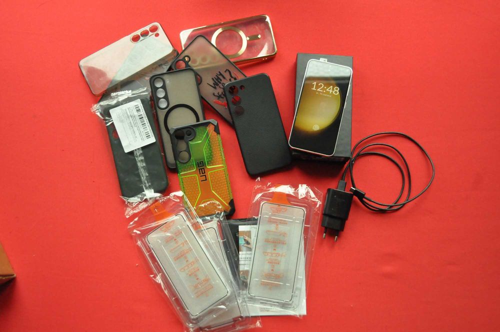 Samsung galaxy s23 Cream 256 gb gwarancja mega zestaw z gratisami