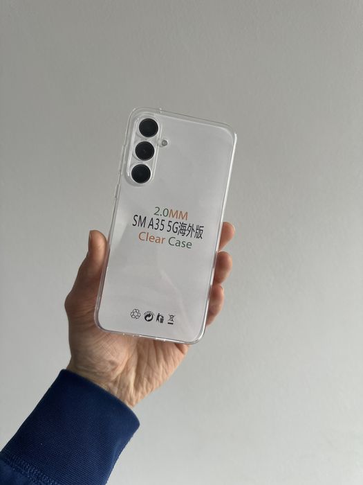 Etui przeźroczyste 2mm do samsung a35