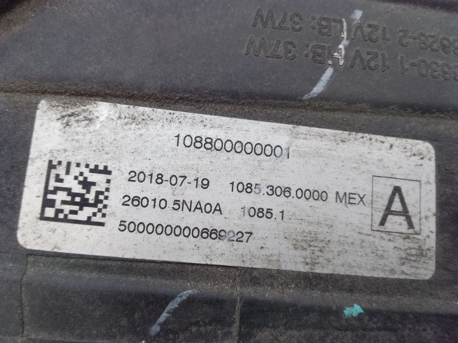 Фара правая 260105NA0A для Infiniti QX50 2017-2024