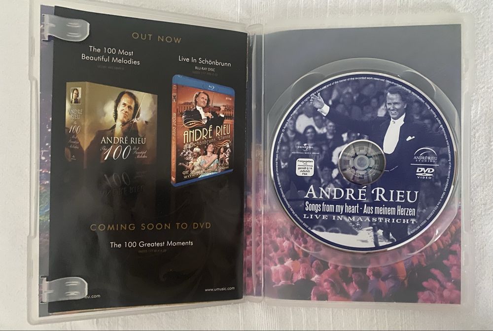 DVD André Rieu - Songs from my heart