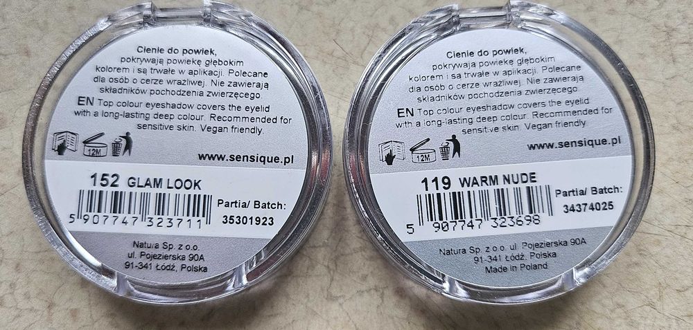 Sensique Cienie do powiek Trio 152 lub 119 beż, brąz, nude (nowe)