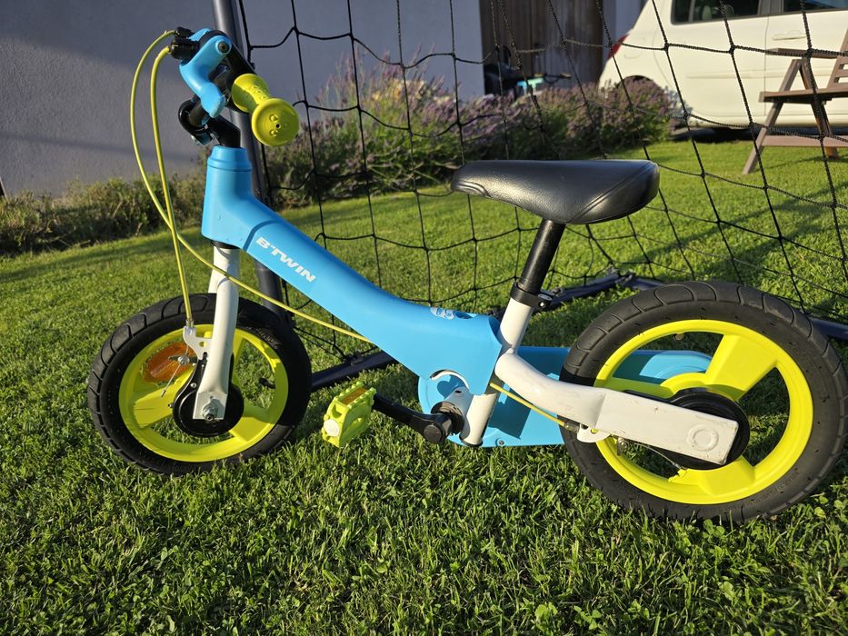 Rowerek 2w1 Decathlon B'Twin 12" Woony 500 Niebieski