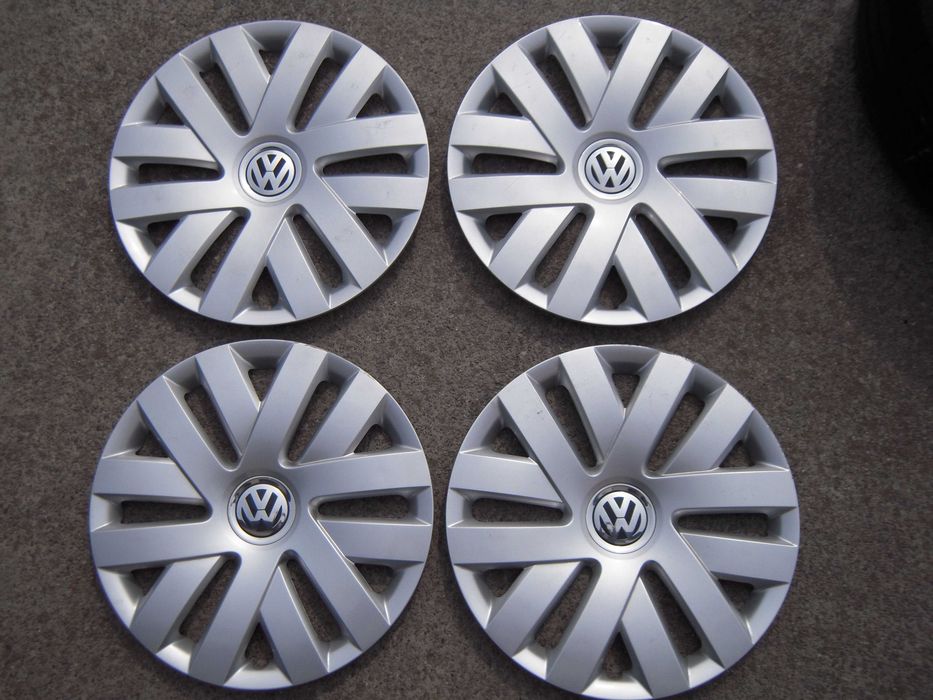 Kołpaki VW 15 cali POLO na spinki komplet 4 sztuki oryginał