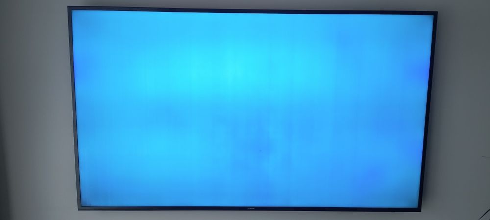 Samsung 75 cali cienie na ekranie