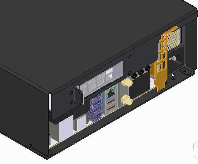 Obudowa RACK do szafy 10 cali R-CASE 7 ITX , Serwer, FLEX / RAW