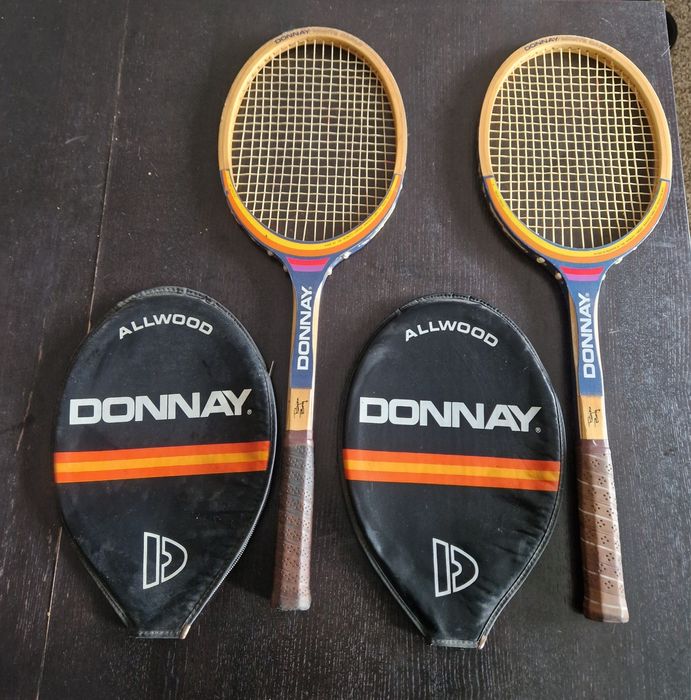 Raquetes de ténis Donnay Bojonr Borg anos 80