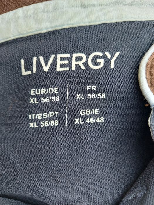 Bluzka męska granatowa rozmiar XL 56/58 firma LIVERGY