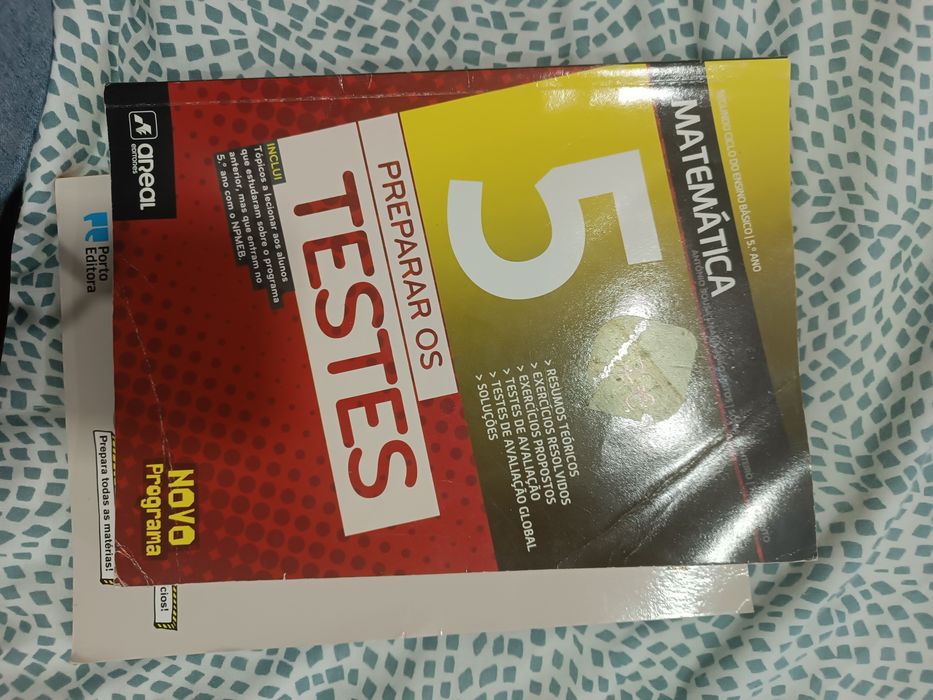 Livros de fichas e de estudo 5 anl