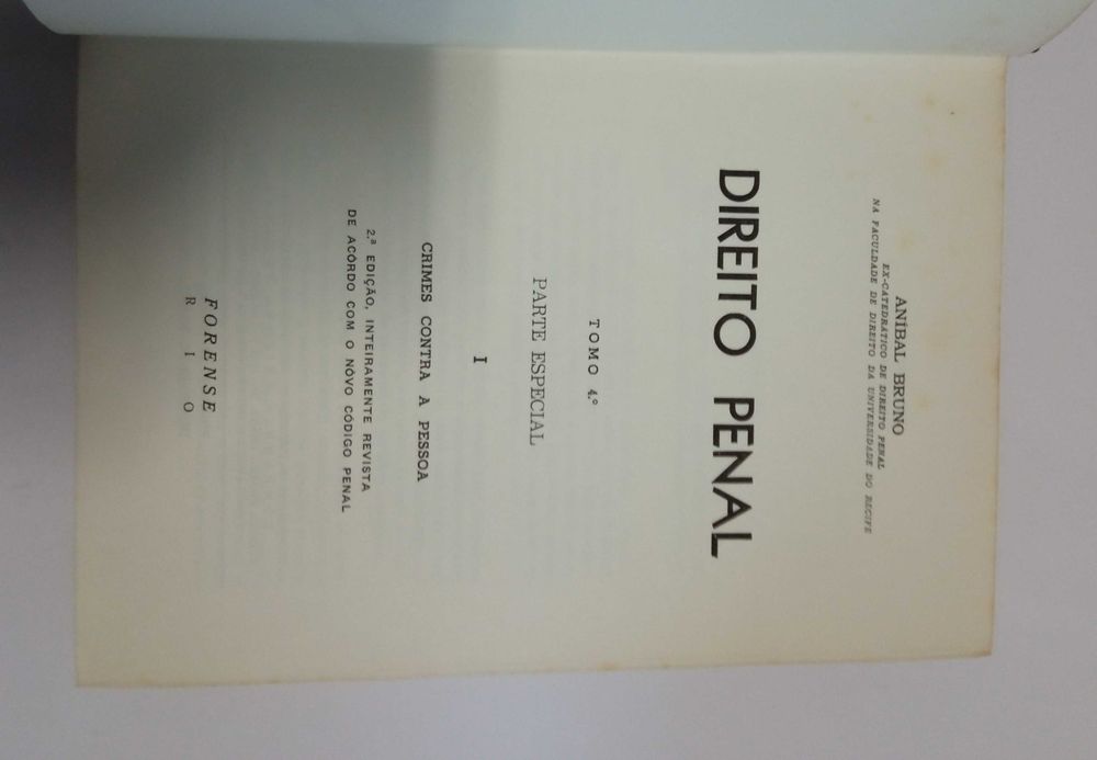 Direito Penal, de Aníbal Bruno