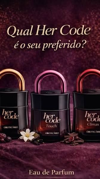 Linha Her Code O Boticário