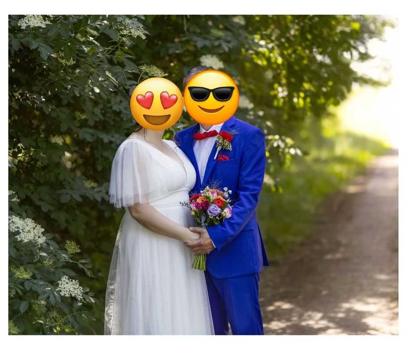 Sukienka ślubna romantyczna