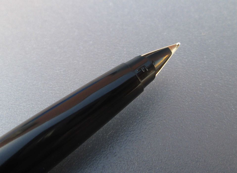 1960's Caneta PARKER 45 Classic DeLuxe c/ Aparo em OURO, prom. BAYER