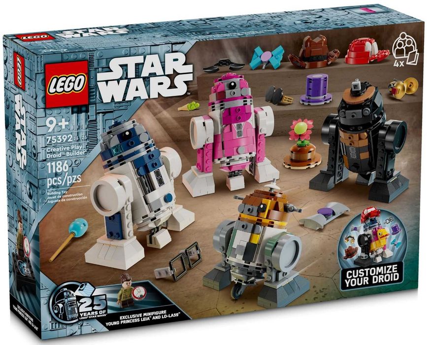 Новий Lego Star Wars 75392 Creative Play Droid Builder (без фігурки Леї)