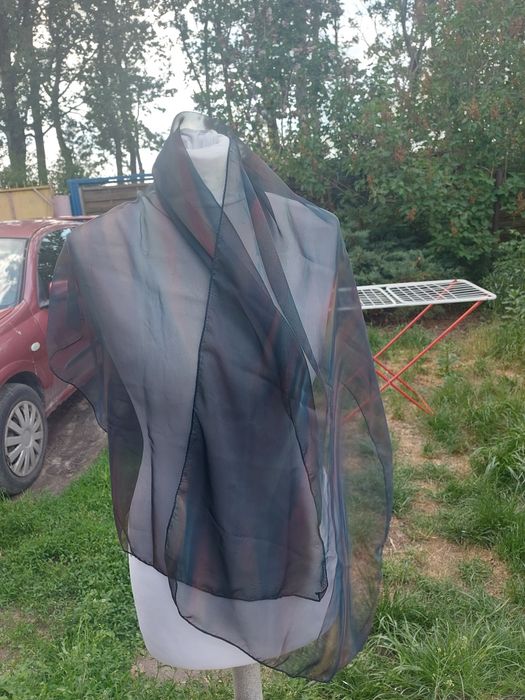 Szal damski mgiełka kameleon