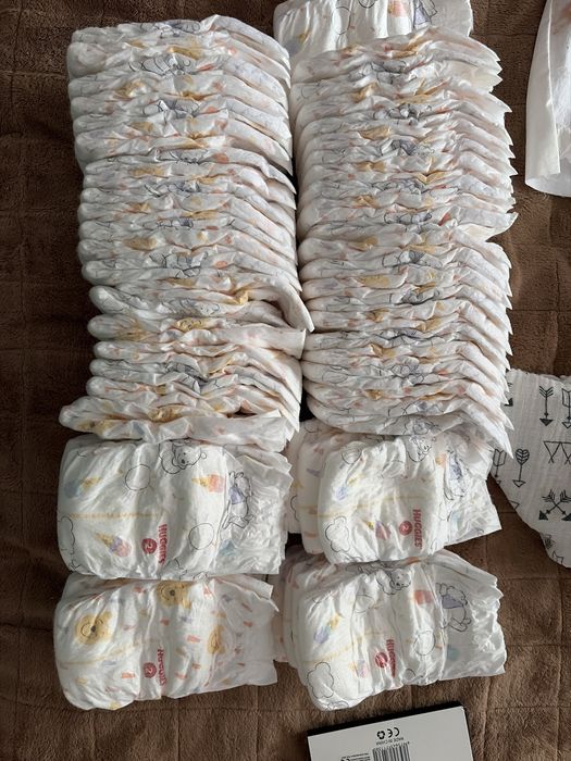 Huggies extra care 2 60 штук
