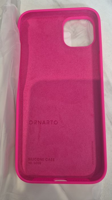 Etui plecki iphone 14 plus ornato fuksja
