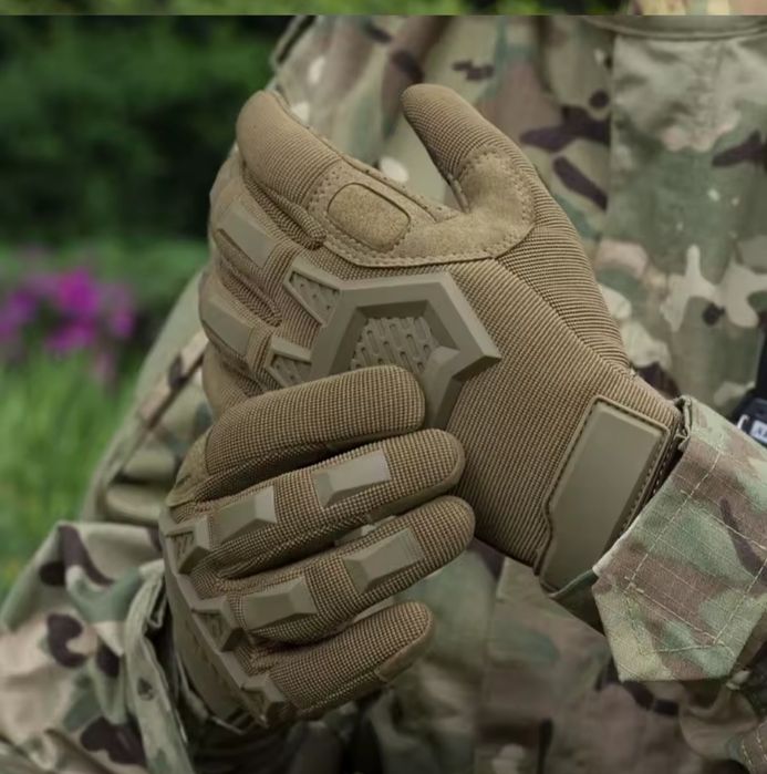Rękawiczki Taktyczne z Ekranem Dotykowym – Pełne Palce
