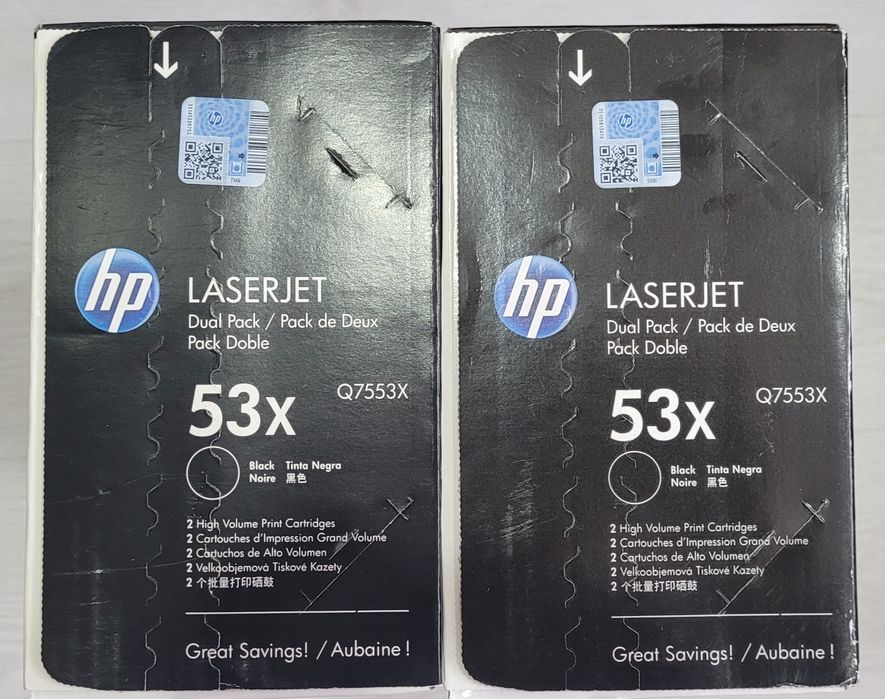 2 HP laserjet 53X dualpack selados + Oferta