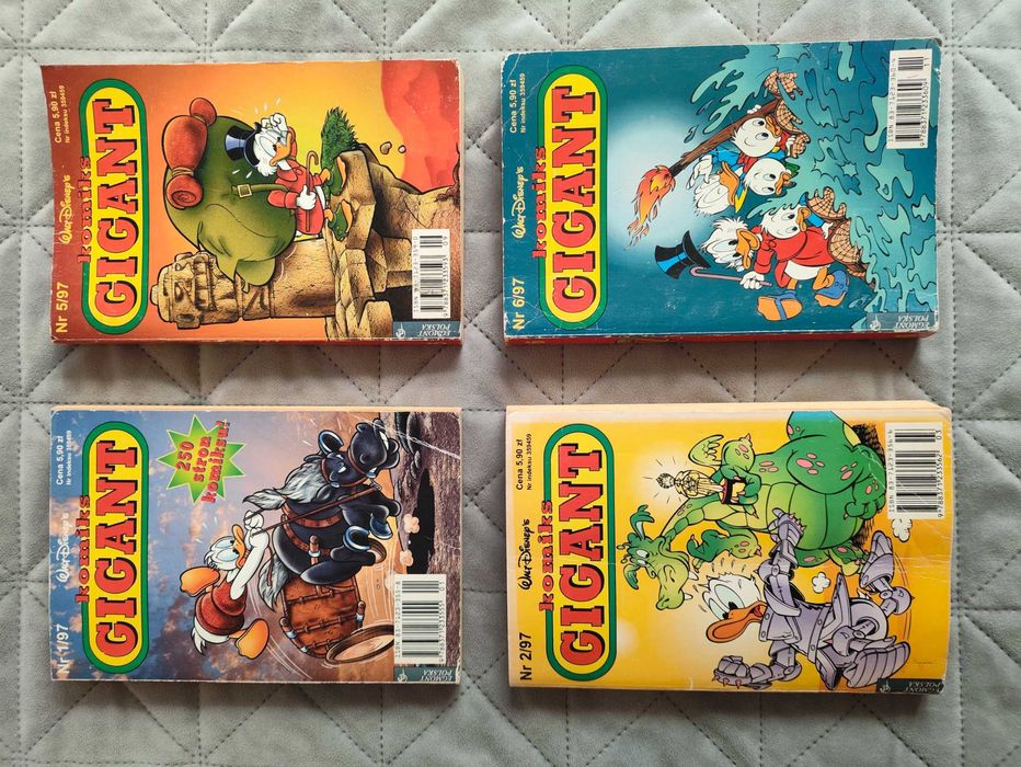 Kaczor Donald – 57 komiksów | Gigant, MegaGiga, Mamut | 1992–2014