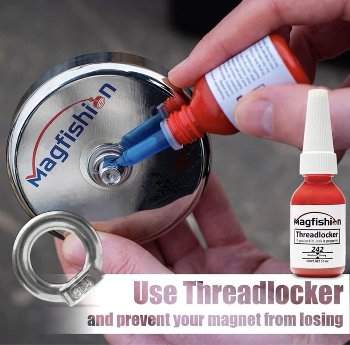 Pesca Magnética Iman Neodyum 160Kg c/ Corda  (NOVO)