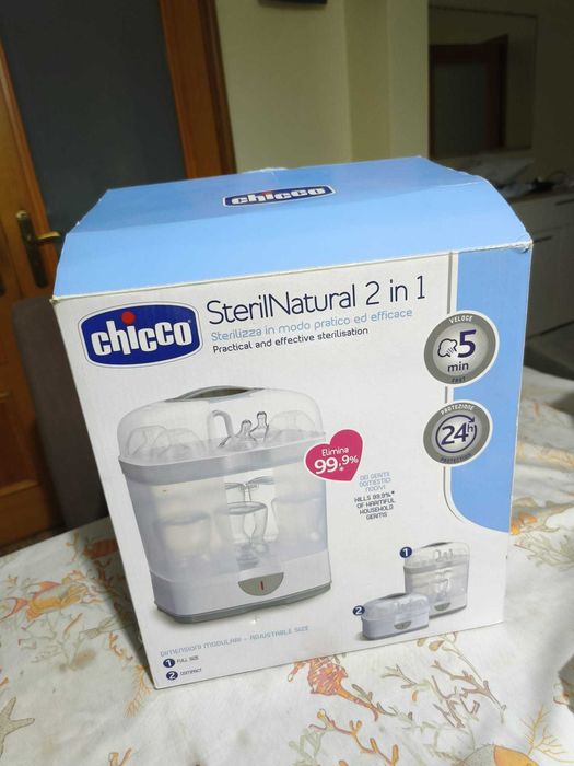 Esterilizador de biberões marca Chicco