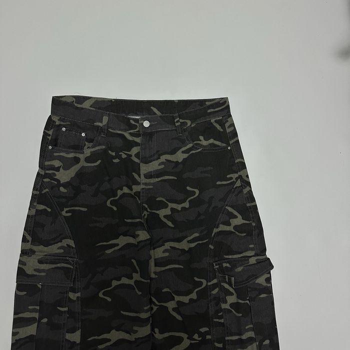 Baggy camo opium y2k pants real tree racer широкі камуфляж джинси камо