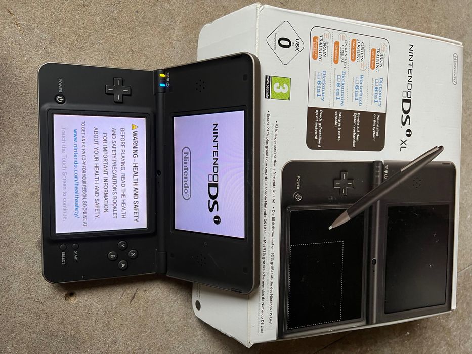 Nintendo DS XL + opakowanie + ładowarka