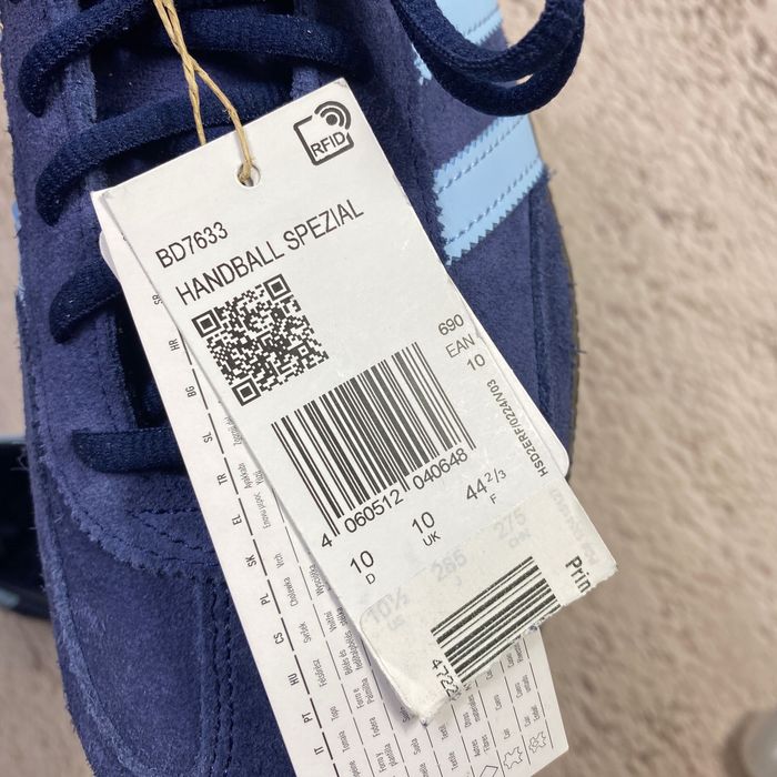 40 40.5 44 44.5 чоловічі кеди оригінал adidas handball spezial blue
