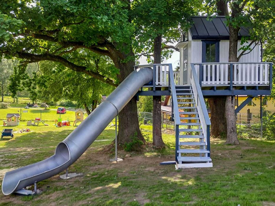 Drewniany Domek na drzewie DND15! dla dzieci! Dom LETNISKOWY działkowy