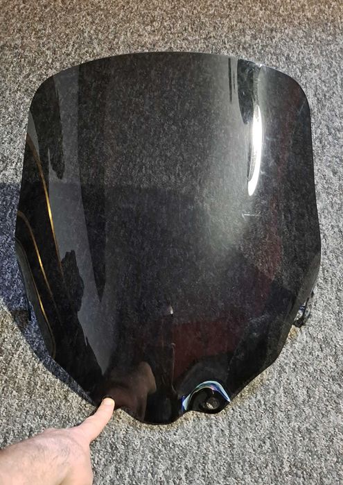 Czarna szyba do skutera Peugeot citystar 50 2T