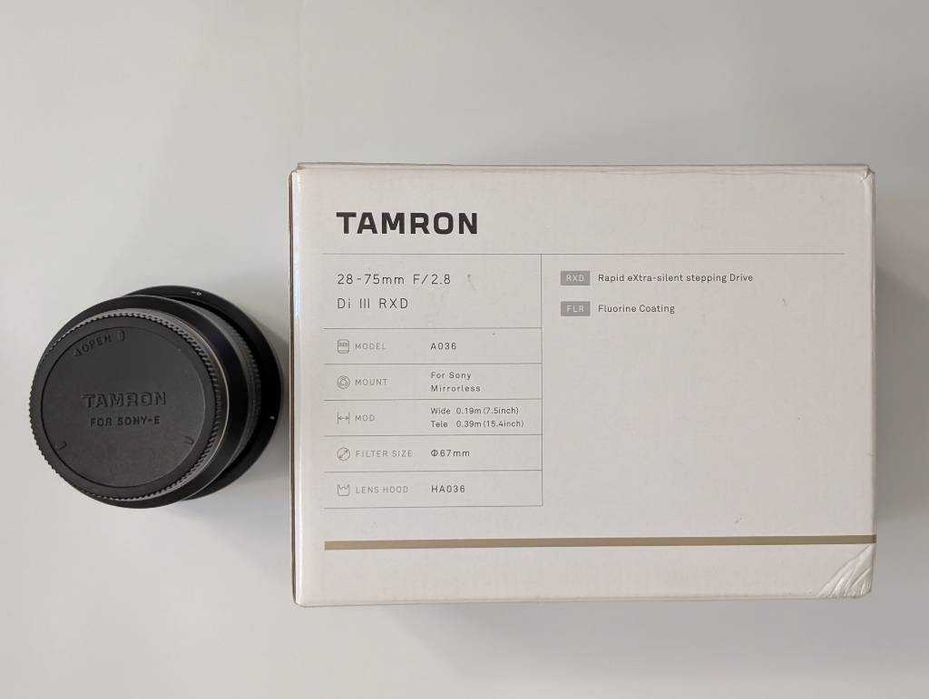 Tamron 28‑75mm F/2.8 (Sony E)