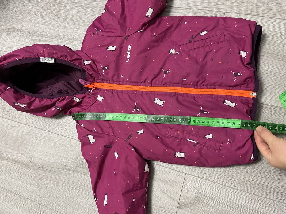 Курточка двостороння на дівчинку 3 роки