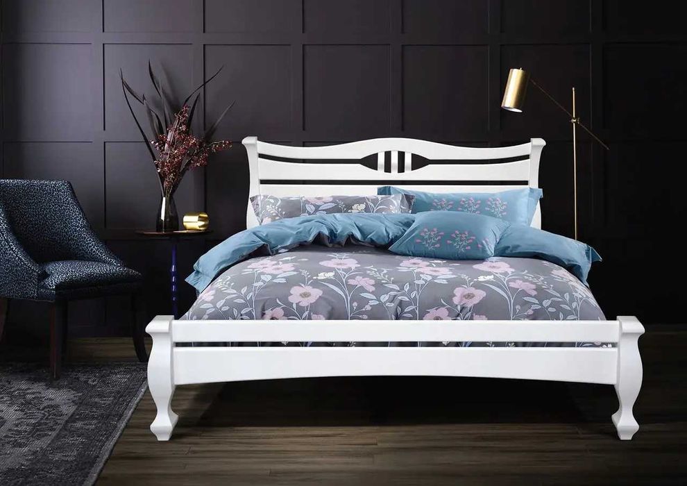 Акция! Деревянная кровать "Даллас" 160х200 с ламелями · Харьков