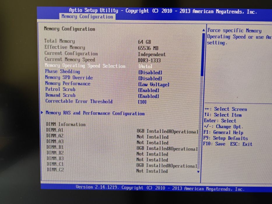 Serwer Intel 2x xeon E5-2630v2 // 64gb RAM ECC // R1304GZ4GC // 1U