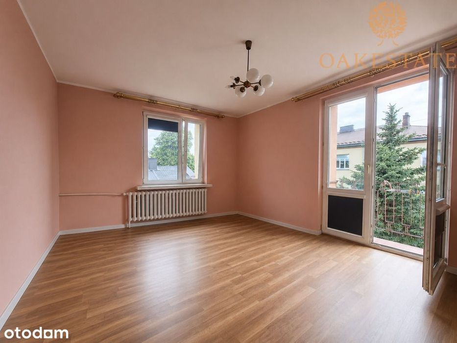 49 m2 | 2 pokoje | 1 piętro | balkon | parking | centrum