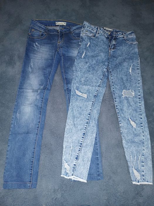 Spodnie rurki jeansy