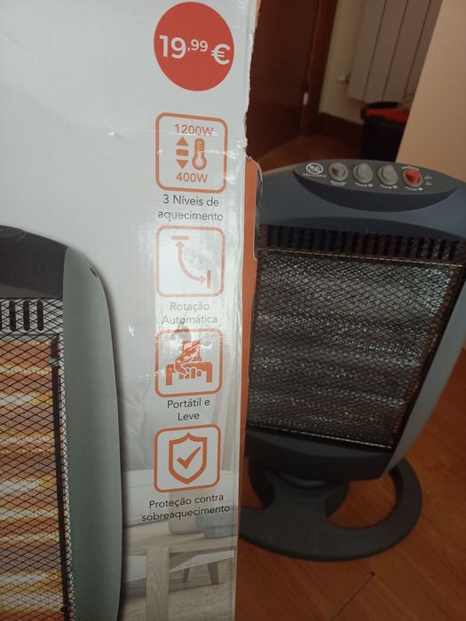 aquecedor halogenio 1200 w
veja os meus outros anuncios a ver se inter