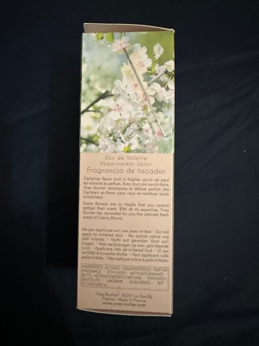 Woda toaletowa Cherry Bloom Yves Rocher Kwiat Wiśni